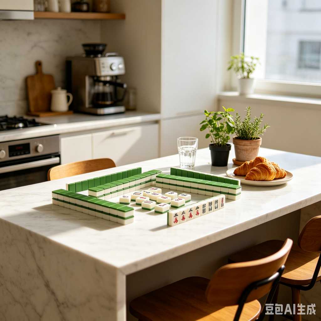colored mahjong tile racks